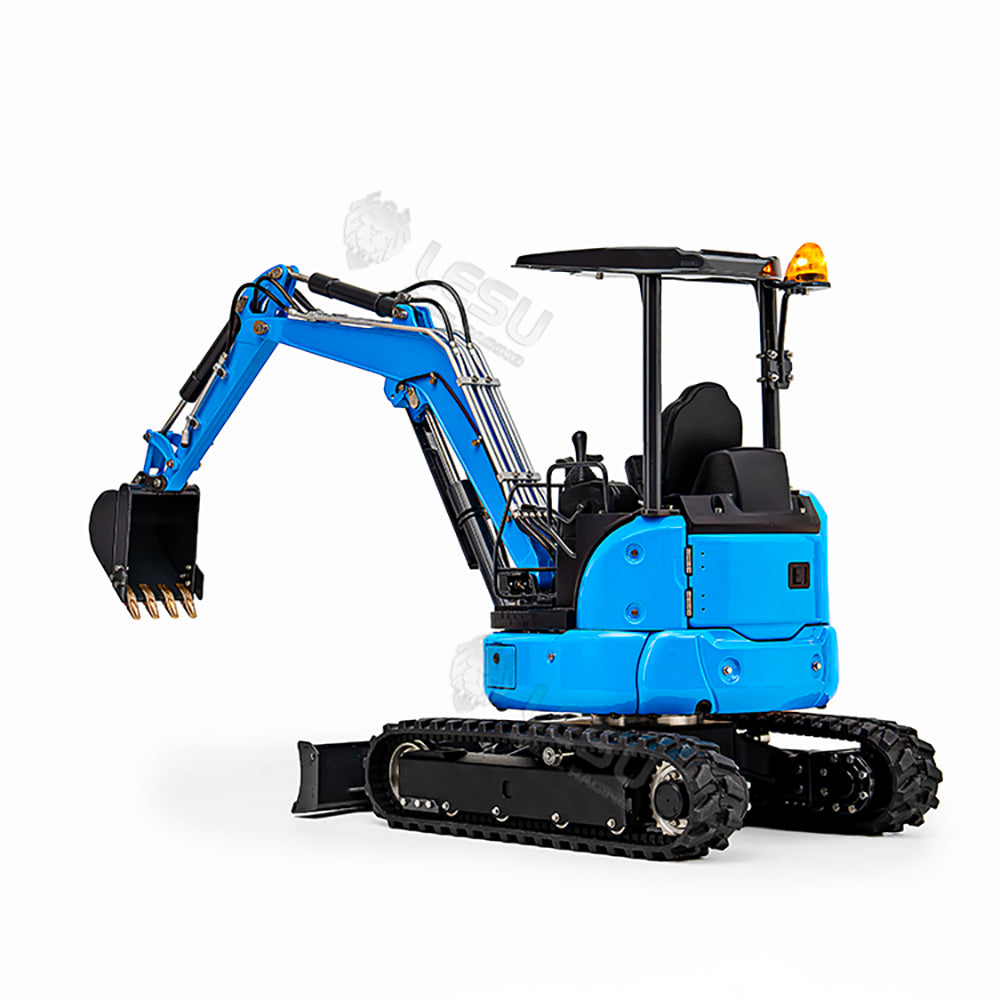 1/14 Scale Mini LESU RC Hydraulic Excavator PC30 - Metal Radio Controlled Digger Toy with Frsky X14 Radio, Sound System & Battery - Construction Site Simulation, Kids Play, Collector's Model