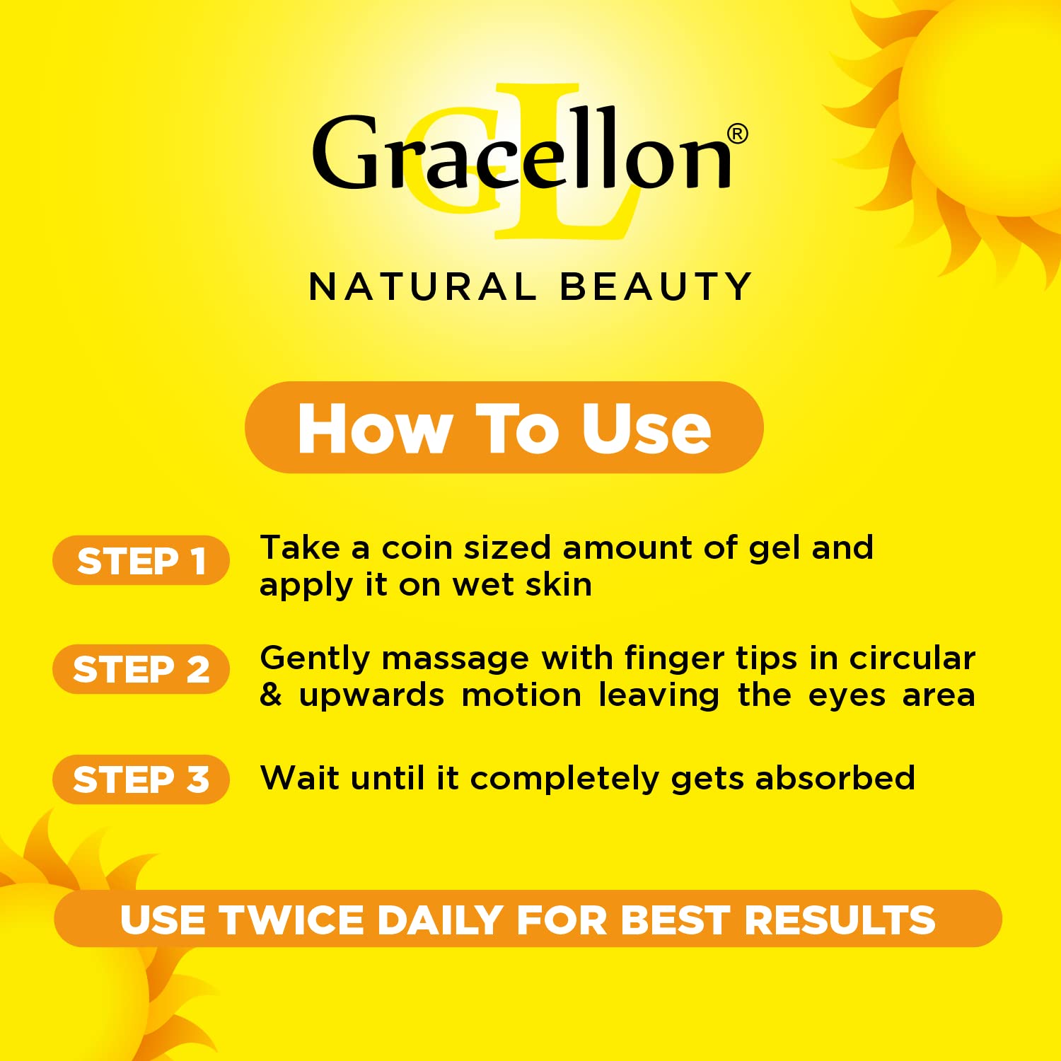 Gracellon De-Tan Face & Body Massage Gel - Brightening & Exfoliating Treatment for Glowing Skin | Perfect for Spa Days & At-Home Skincare Routines