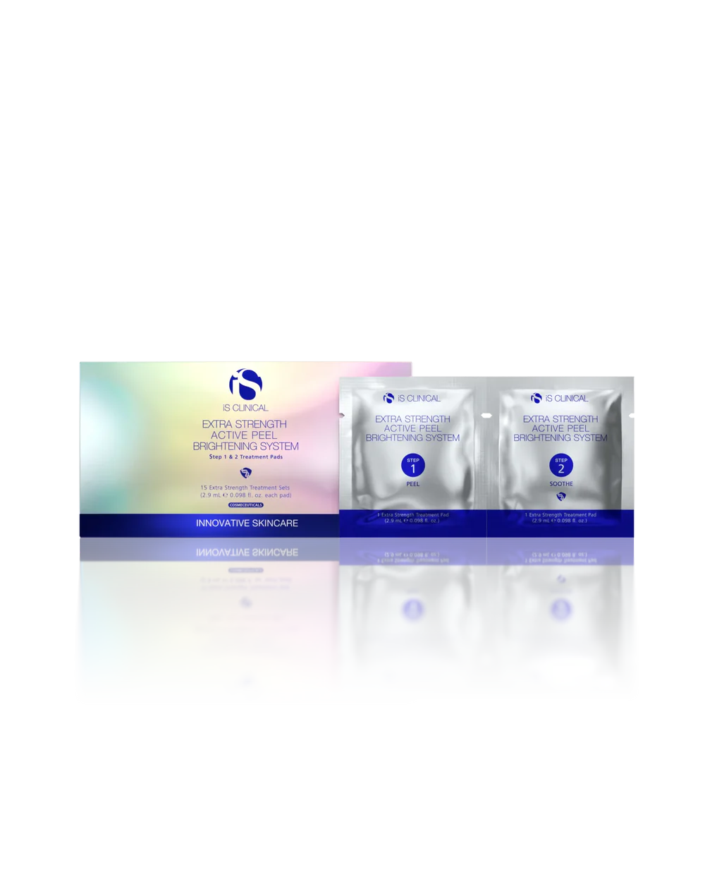 iS Clinical Extra Strength Active Peel Brightening System - 15 Count | Exfoliating Facial Treatment for Glowing Skin | Perfect for Anti-Aging & Dark Spot Correction