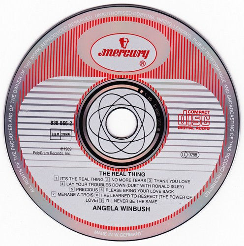 Angela Winbush - The Real Thing CD Album (Near Mint or Mint Condition) | Classic R&B Music for Collectors & Vinyl Enthusiasts