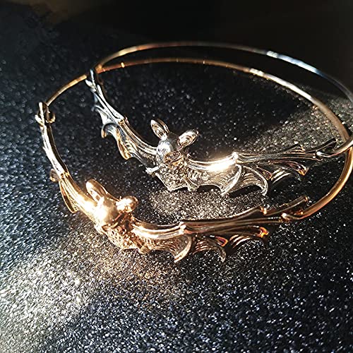 Stylish Bat Bangle Bracelet - Gothic Halloween Jewelry for Women, Unique Animal-Themed Fashion Accessory | Perfect for Halloween Parties, Cosplay & Gothic Outfits
