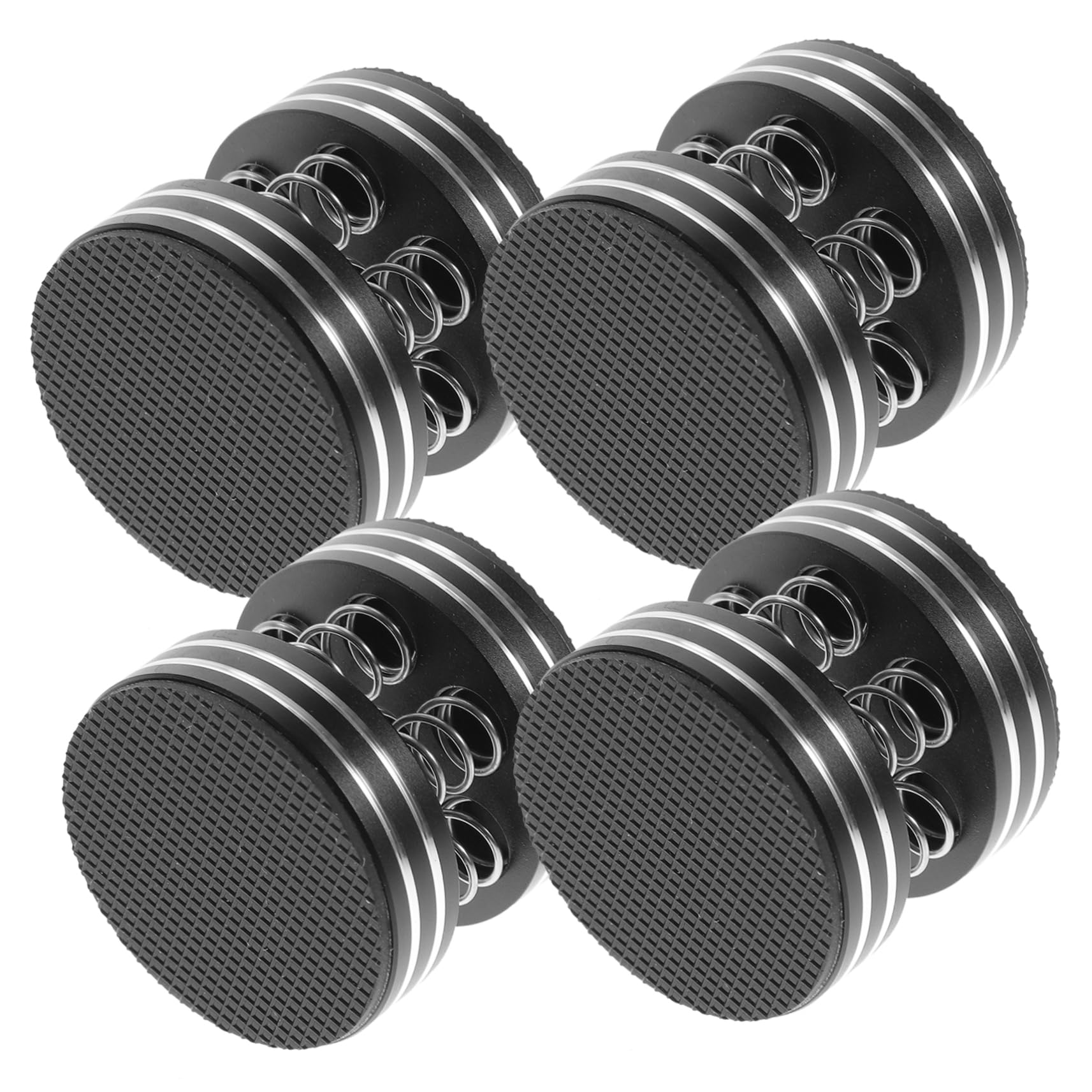 ARTIBETTER Speaker Isolation Pads - Subwoofer Isolation Pads with Spring Base Mat & Isolation Feet for Amplifier, Turntable, Stand - Reduce Vibrations for Home Theater & Studio Audio Systems