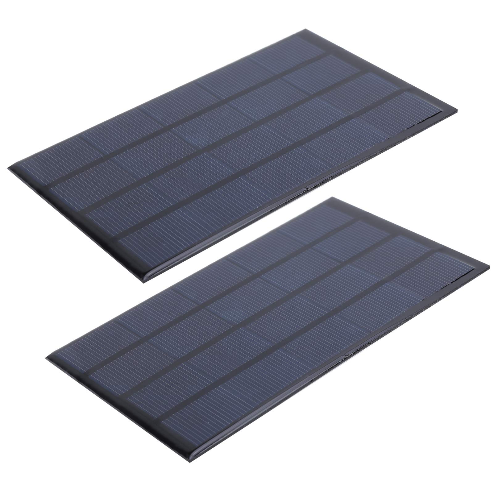 2W Portable Solar Panel Board - Mini 5V DC Polysilicon Solar Power Supply for Outdoor Landscape Lighting, Lawn Decor & Solar Toys - Perfect for Garden, Patio, Pathway & Backyard Decorations