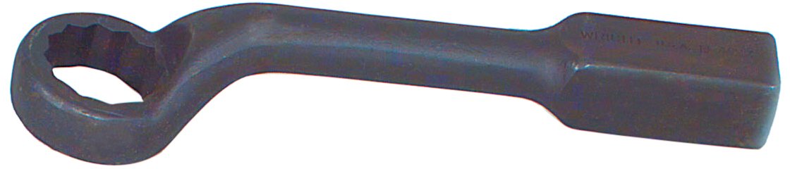 12-Point 45° Offset Box Wrench - 75mm Black Striking Wrench for Automotive Repair, Plumbing & DIY Projects