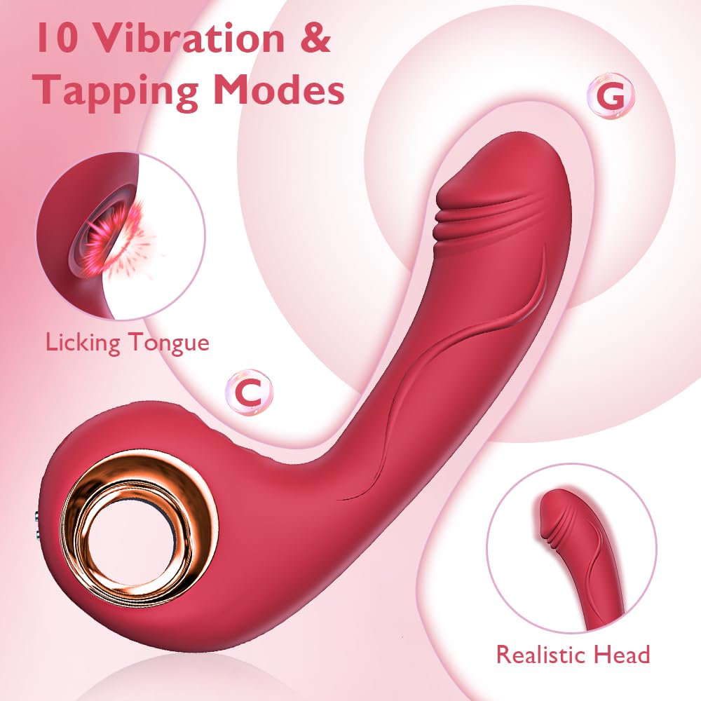 MXS-LK6 Rechargeable Handheld Massager for Women - 10 Vibration Modes, Waterproof, Quiet & Powerful Portable Massage Tool - Perfect for Neck, Back, Shoulder Pain Relief & Relaxation at Home, Office or Travel