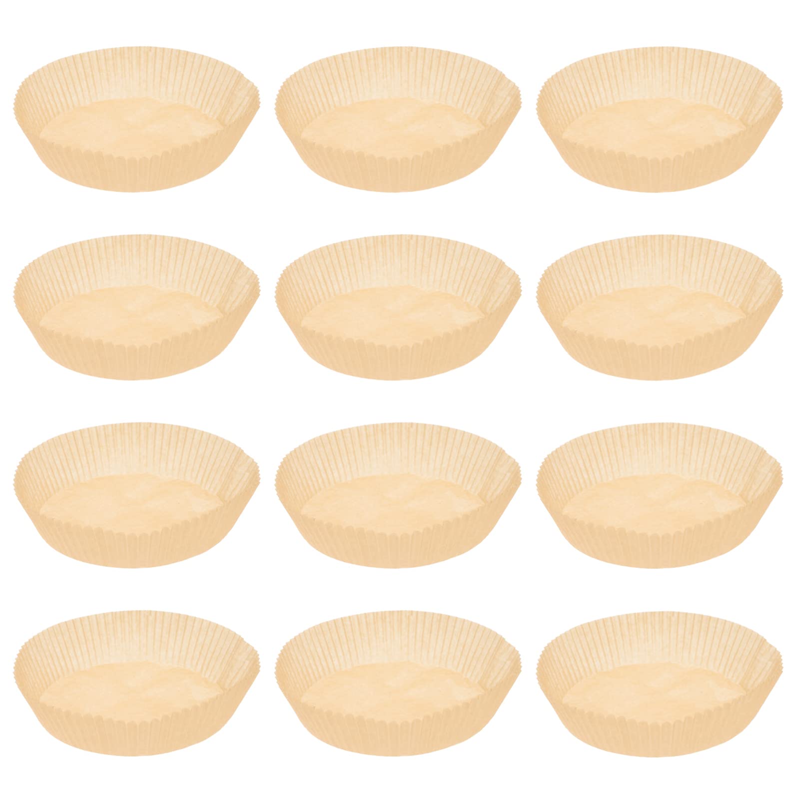 Hemoton 50pcs Air Fryer Paper Liners - Heat Resistant Non-Stick Baking Trays for Air Fryers, Ovens & Microwaves - Perfect for Home Cooking, Baking, Picnics & Party Snacks