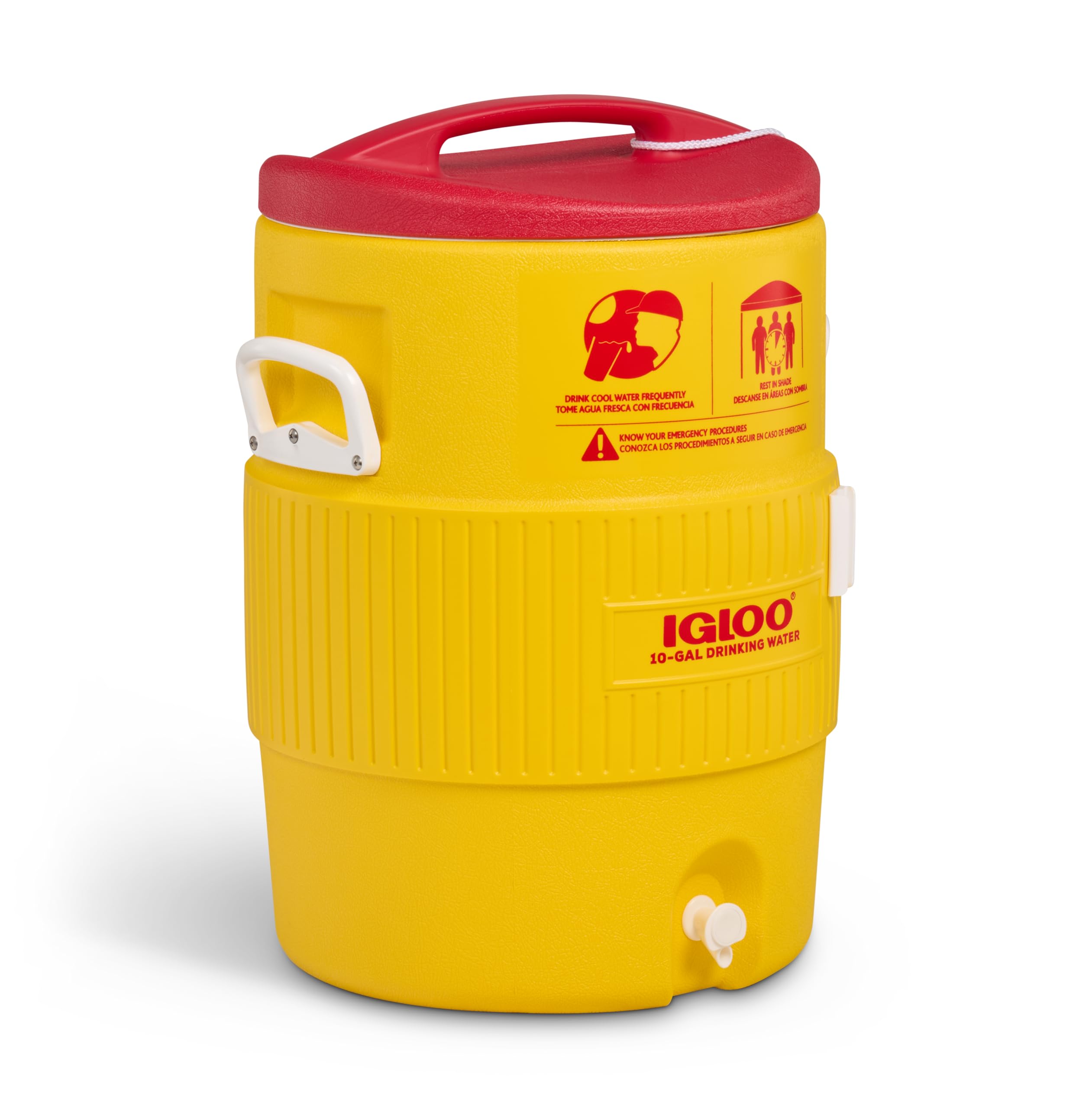 Igloo 2 Gallon Industrial Water Cooler Dispenser - Heavy Duty, BPA Free, for Office, Construction Site & Outdoor Use