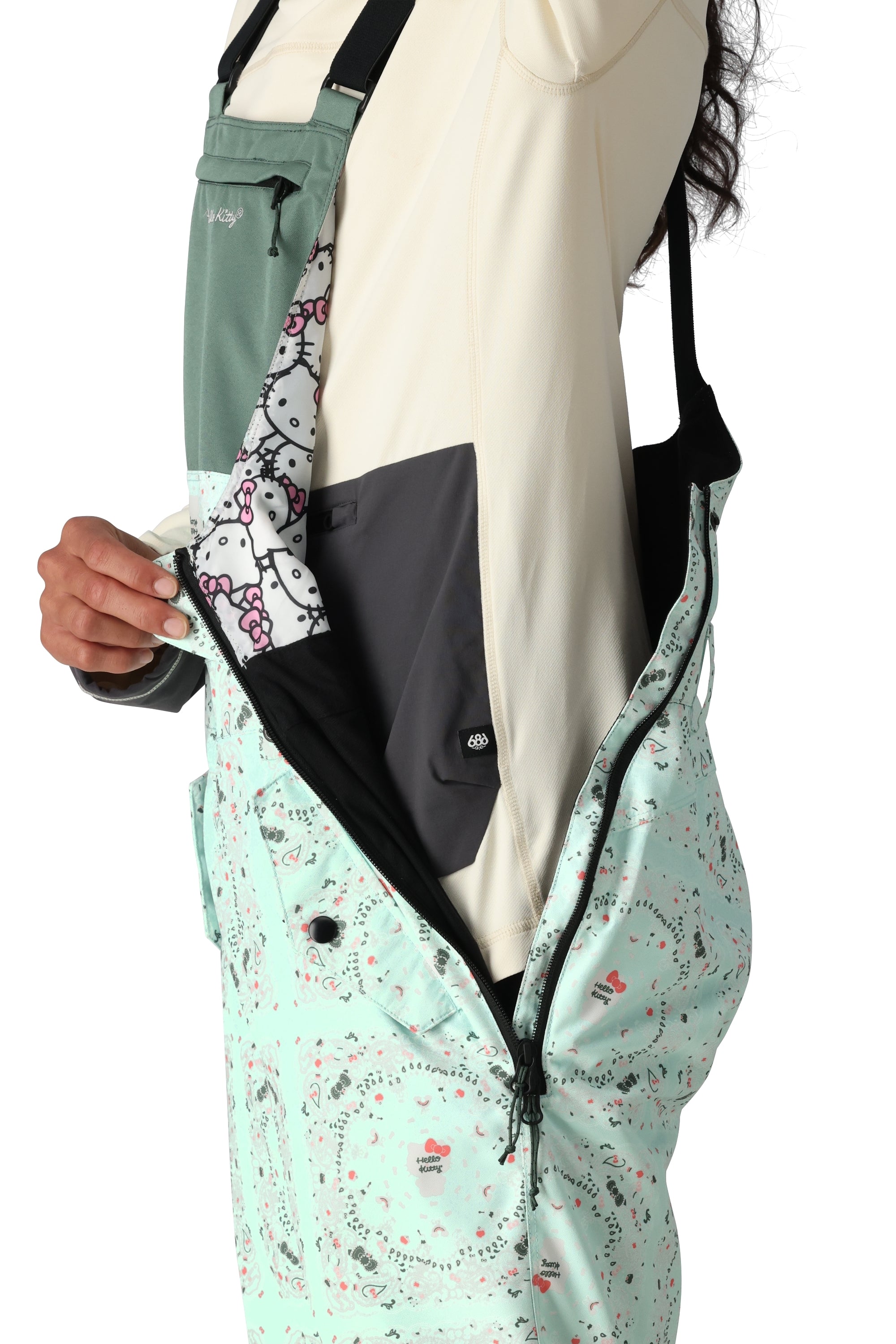 686 Women's Harper Shell Bib Snow Pants 2025 - Waterproof & Insulated Winter Ski Bib Overalls for Snowboarding, Hiking & Cold Weather Activities