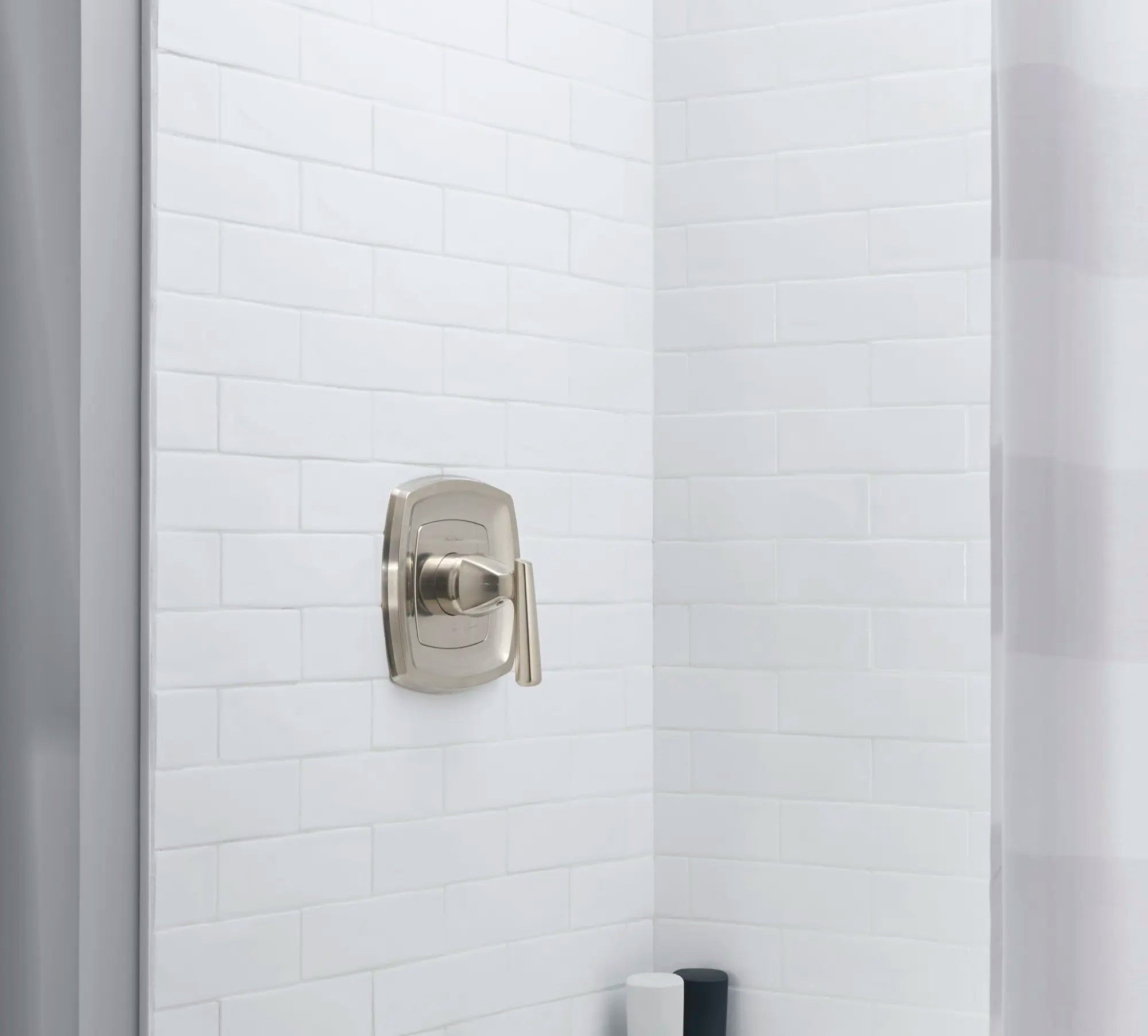Edgemere® Pressure Balance Shower Valve Trim with Double Ceramic Cartridge & Lever Handle - Perfect for Bathroom Remodeling and Modern Shower Installations