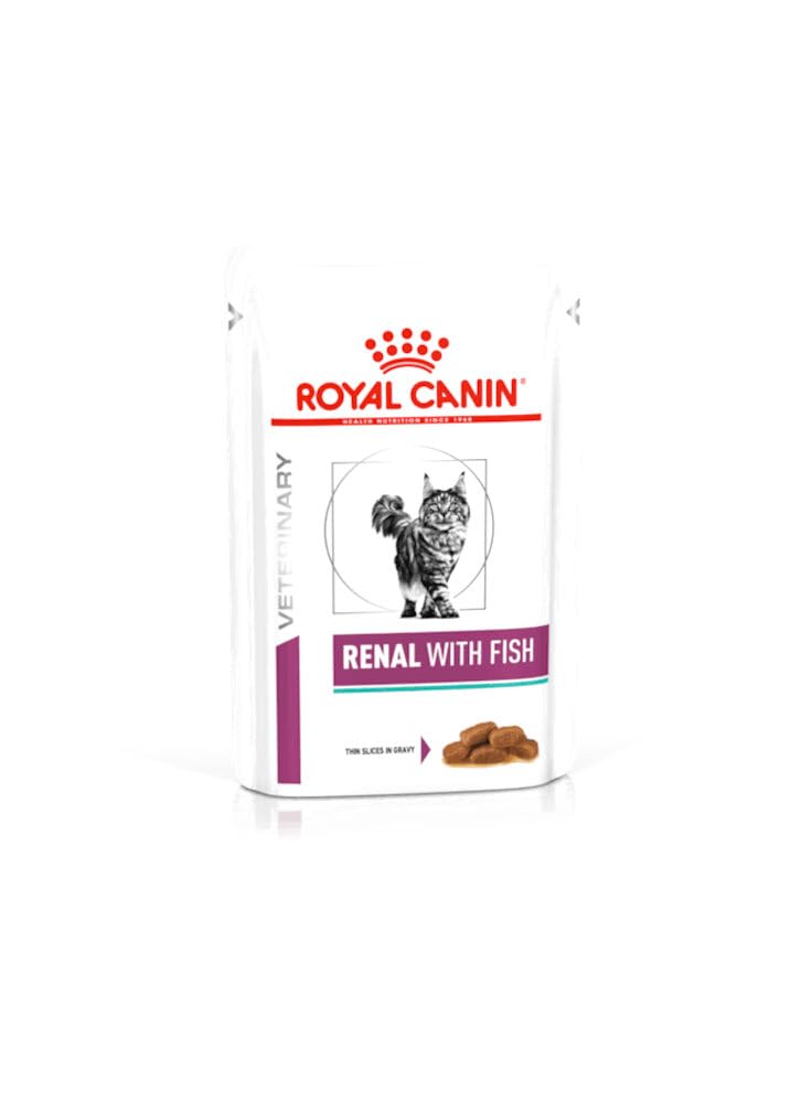 Royal Canin Renal Feline Tuna Flavor Dry Cat Food - 85g (Pack of 12) | Kidney Support for Cats | Vet Recommended Diet for Renal Health - Perfect for Senior Cats or Cats with Kidney Issues