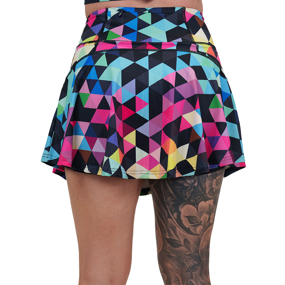 Stylish Color Block Skirt for Women | Trendy A-Line Midi Skirt | Perfect for Casual Outings, Office Wear & Summer Fashion