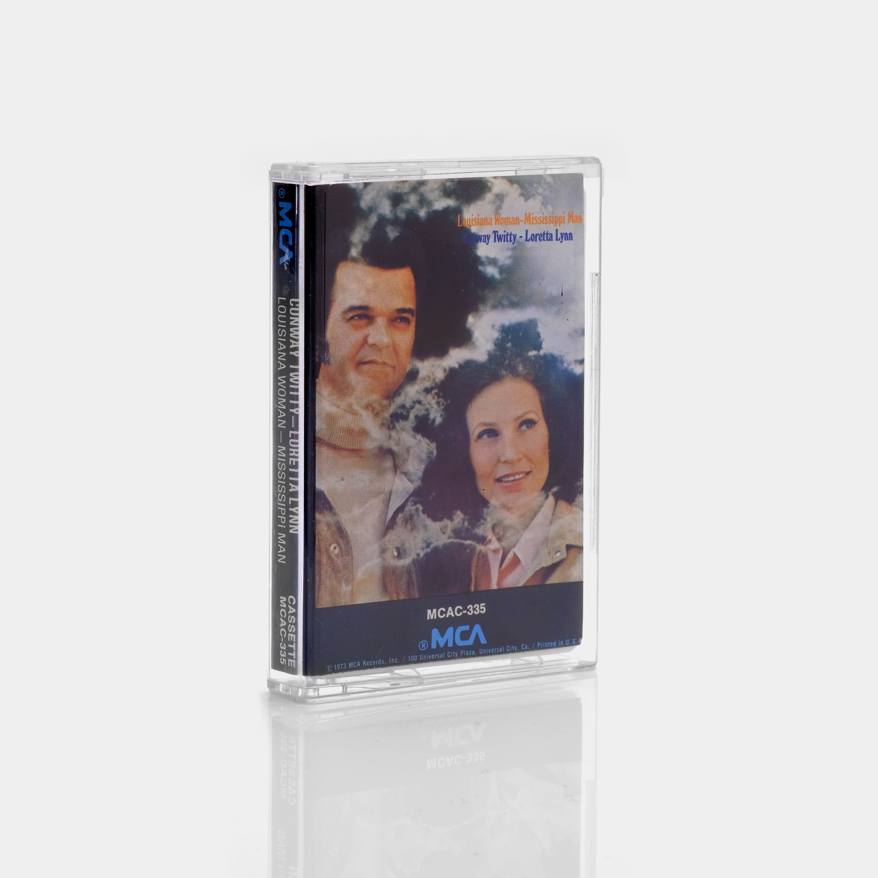 Conway Twitty & Loretta Lynn - Louisiana Woman, Mississippi Man Cassette Tape | Vintage Country Music Collectible | Perfect for Road Trips & Retro Music Lovers