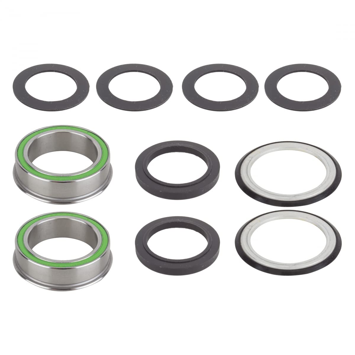 Wheels Manufacturing BB86 to 386 Evo Sealed Bicycle Bearings 30-100mm - High-Quality Alloy Bike Bottom Bracket Kit for Road & Mountain Bikes - Perfect for Smooth Riding & Professional Cycling