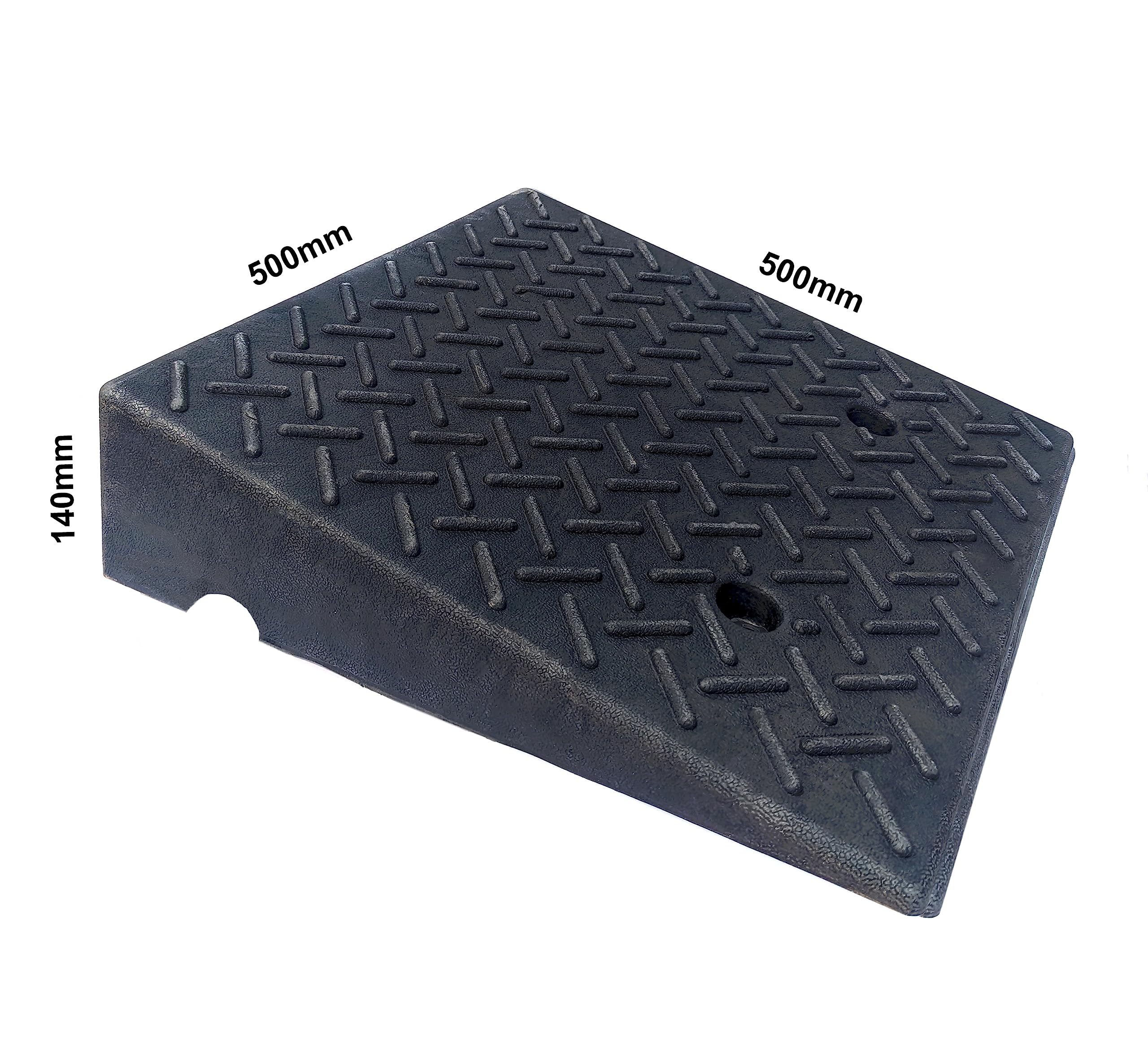 Container Modification World® - Heavy Duty Rubber Ramps for Shipping Containers & Sea Cans (2 Pack) - Durable Loading Ramps for Easy Truck, Trailer & Warehouse Access