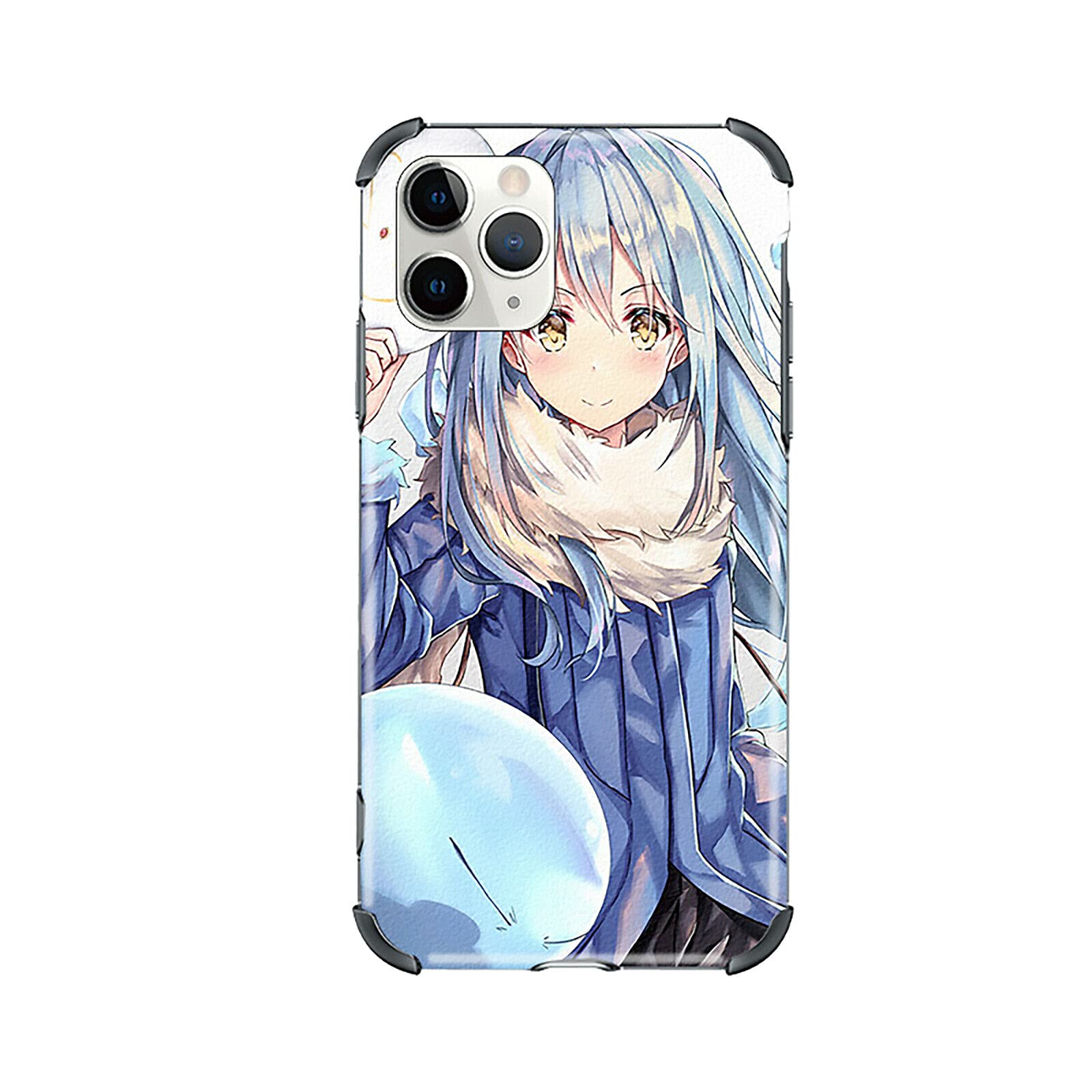 Rimuru Tempest Anime Soft Shell Phone Case for iPhone 12 Pro - That Time I Got Reincarnated as a Slime Merch - Protective Slim Cover for iPhone 12 Pro (6.1