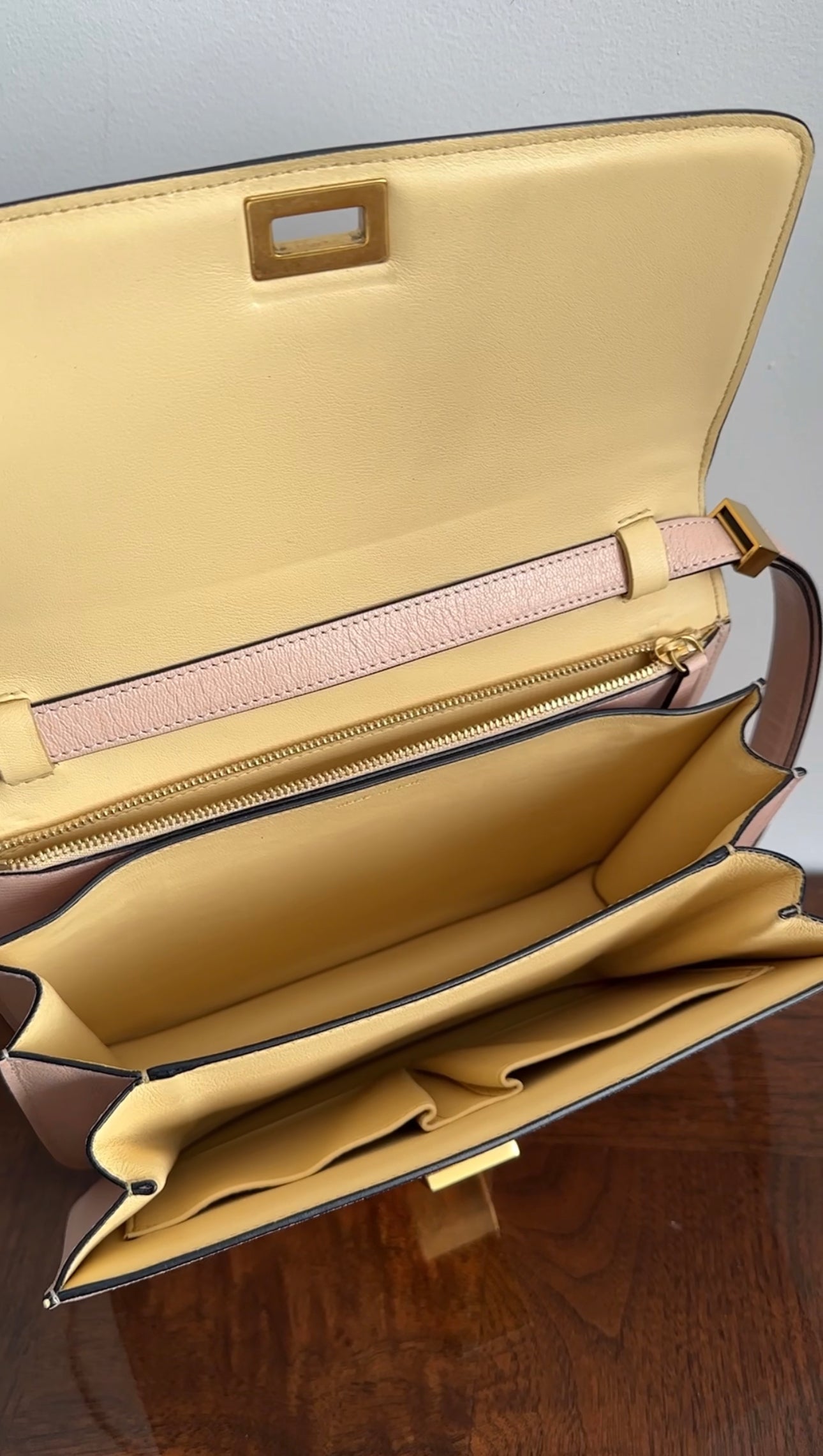 Celine Nude Calfskin Leather Medium Classic Box Bag - Luxury Designer Handbag for Women | Perfect for Work, Evening Events & Everyday Use