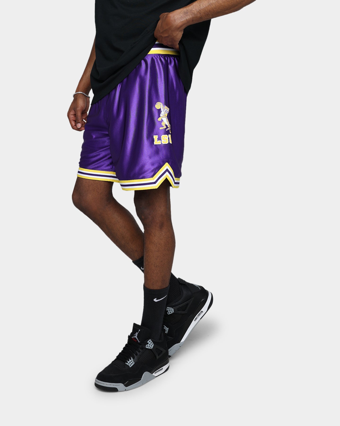 19Nine LSU Legacy Shorts - Purple Basketball Shorts for Men, Comfortable & Breathable, Perfect for Sports, Gym, and Casual Wear