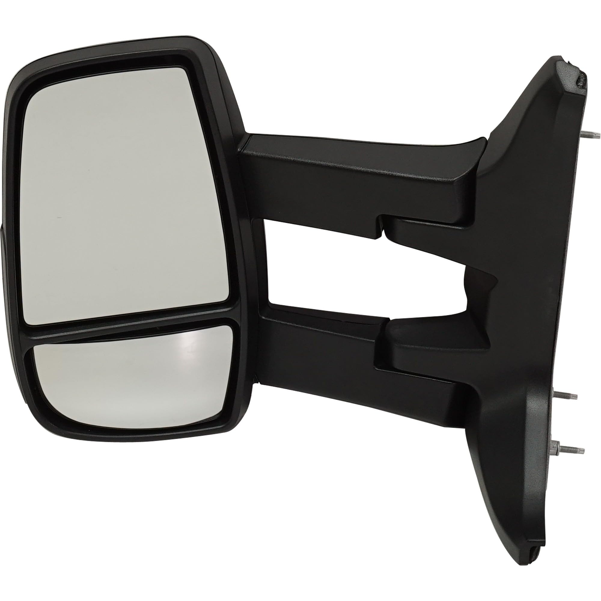 Go-Parts Manual Adjust & Fold Towing Mirrors for Ford Transit Van 2015-2019 - Left & Right Side Replacement Mirrors (Driver & Passenger) - Textured Long Arm Low Roof Non-Heated - Perfect for Towing Trailers, Campers & Heavy Loads