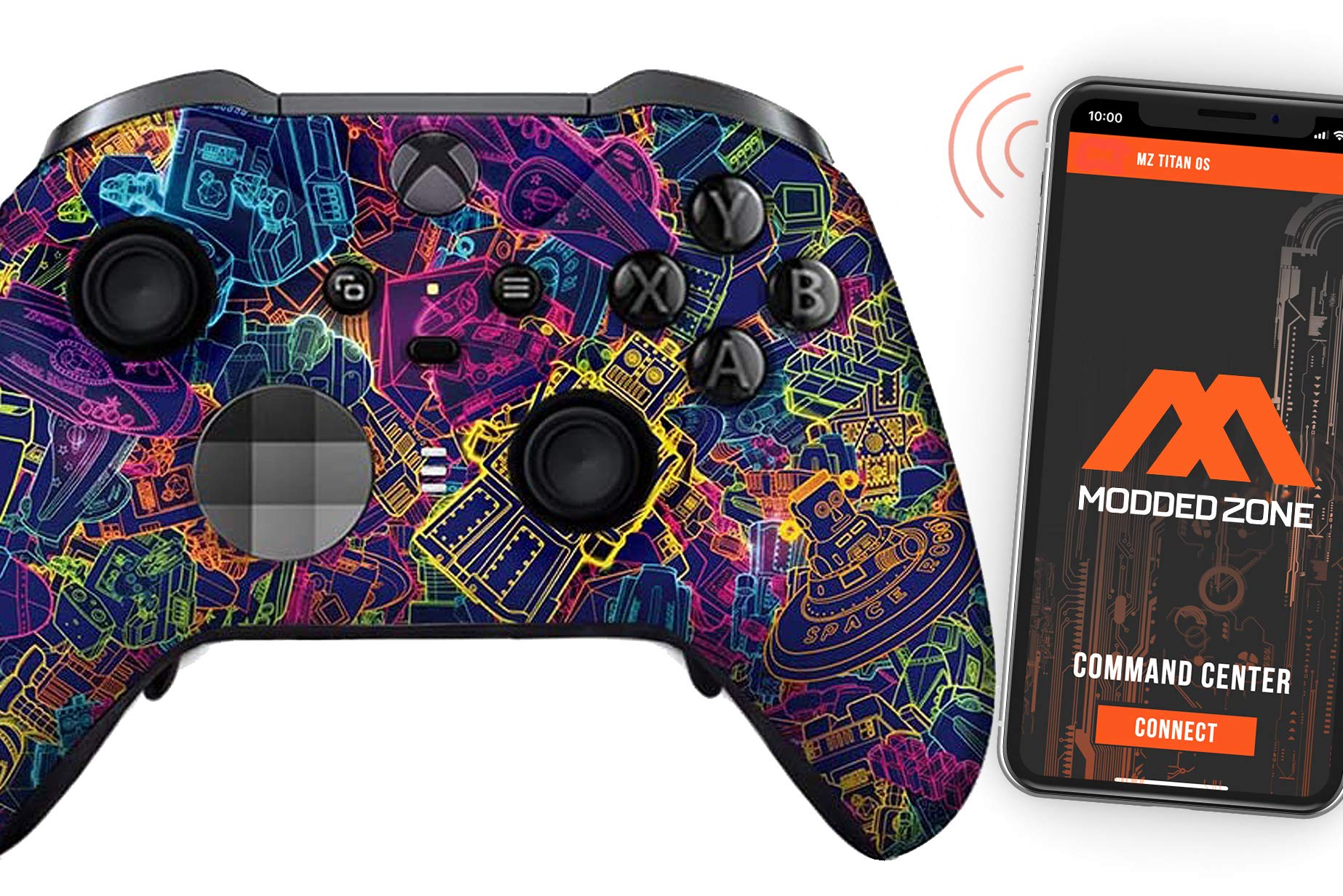 MODDEDZONE Wireless Xbox Elite 2 & PC Controller - Smart Mods for FPS Gaming - USA Handcrafted