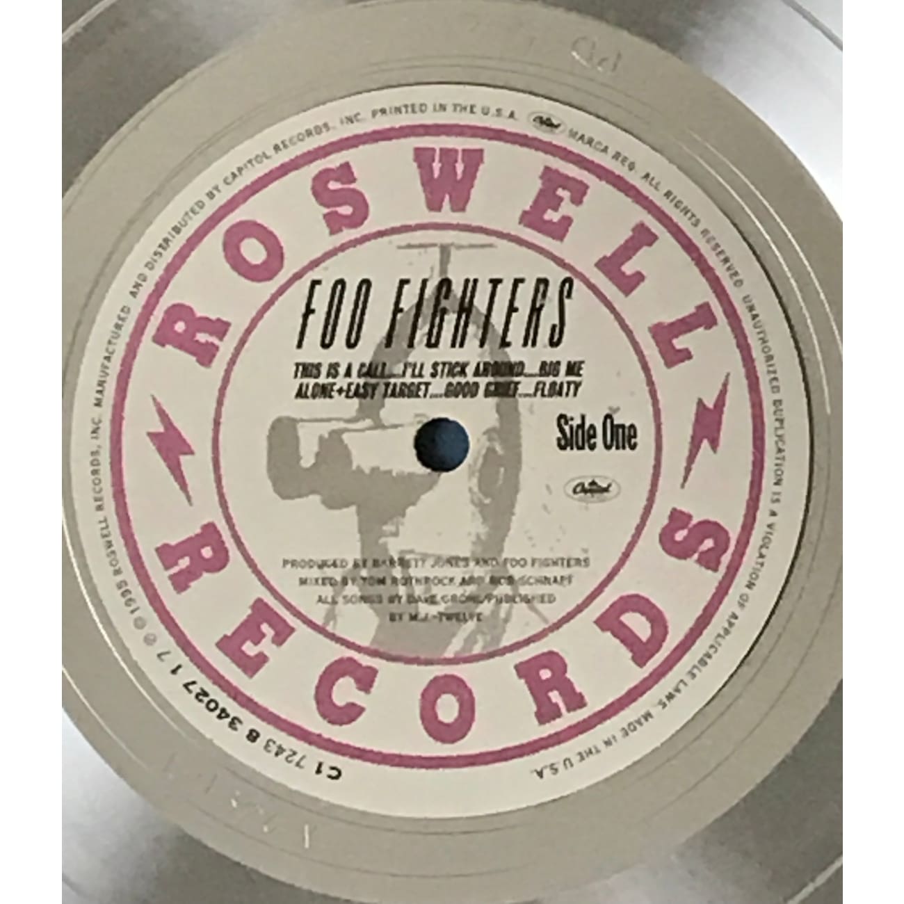 Foo Fighters Debut RIAA Platinum Album Award - Certified Music Collectible for Fans & Display