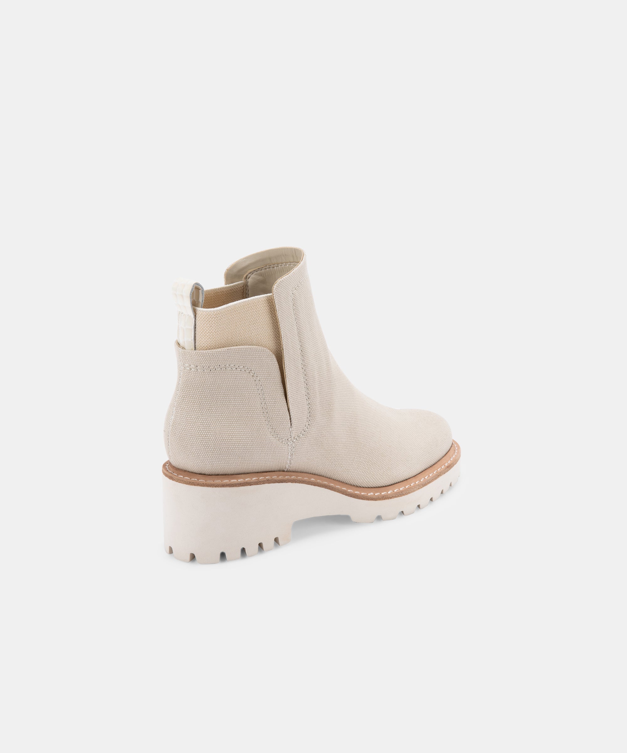 HUEY BOOTIES SANDSTONE CANVAS Shoes - Comfortable & Stylish Women's Booties for Casual Wear | Perfect for Fall, Winter & Everyday Outfits