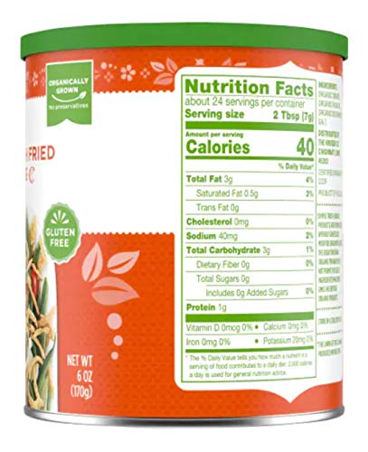 Simple Truth Organic Crispy French Fried Onions, 6 oz (Pack of 2) – Gluten-Free Topping for Salads, Casseroles & Green Bean Casserole – Perfect for Thanksgiving & Holiday Cooking