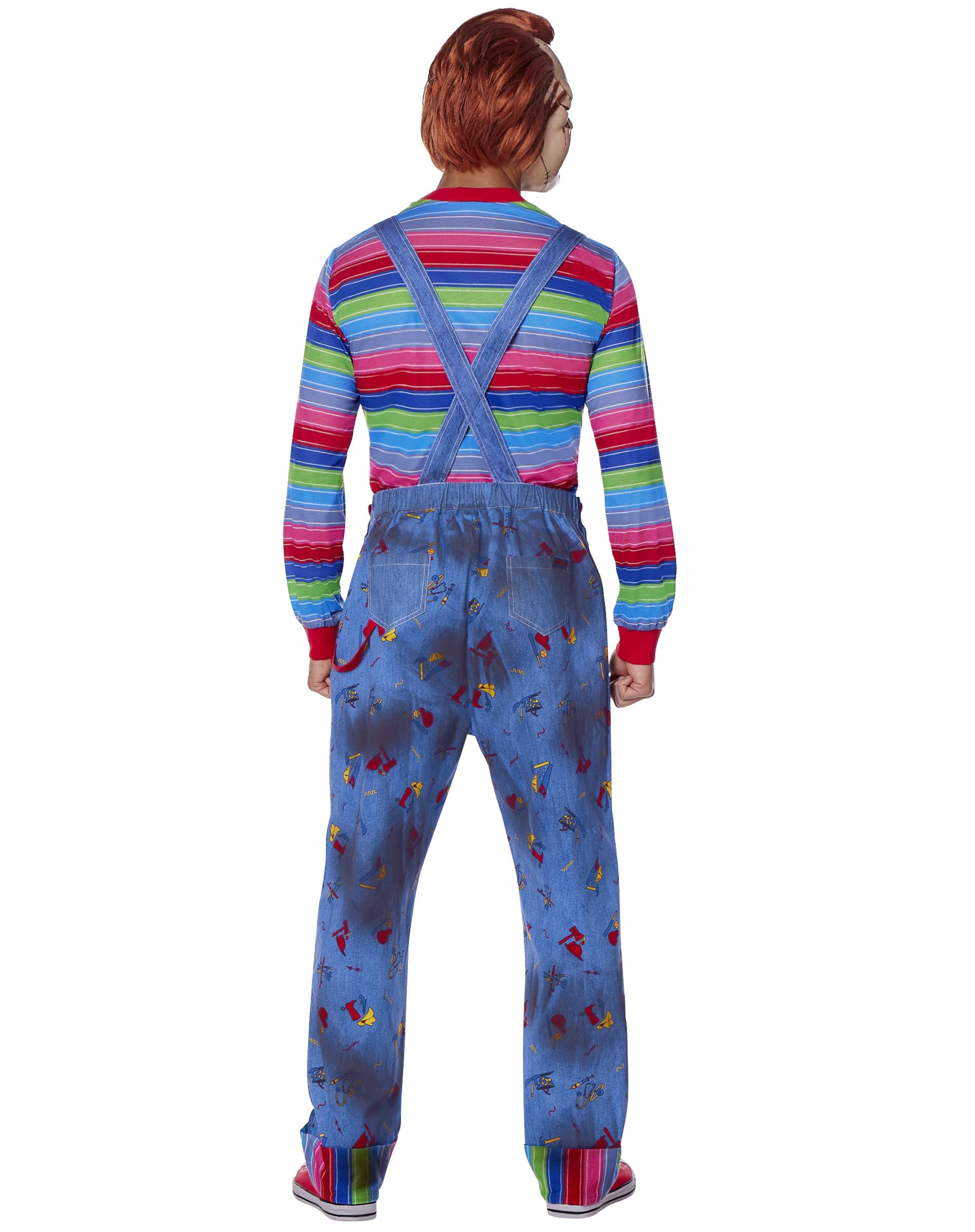Chucky Deluxe Adult Costume - Officially Licensed Halloween Horror Cosplay for Parties