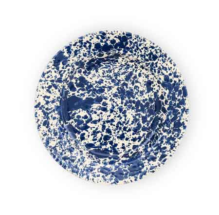Crow Canyon 10.25 Inch Navy on Cream Dinner Plates Set of 4 - Elegant Tableware for Everyday Dining, Dinner Parties & Home Decor
