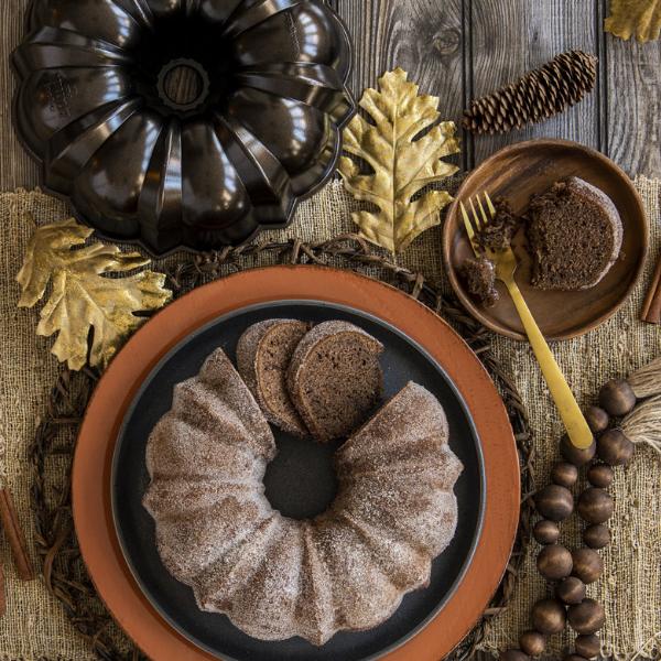 Nordicware Bronze Original Bundt Pan - Non-Stick Baking Pan for Cakes, Bread & Desserts - Perfect for Holidays, Parties & Family Gatherings