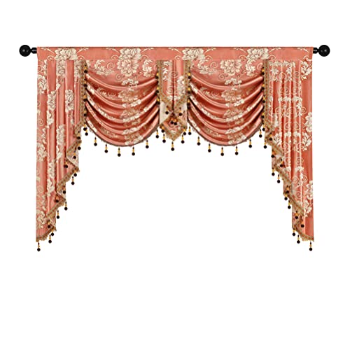 Valance,floral-coffee
