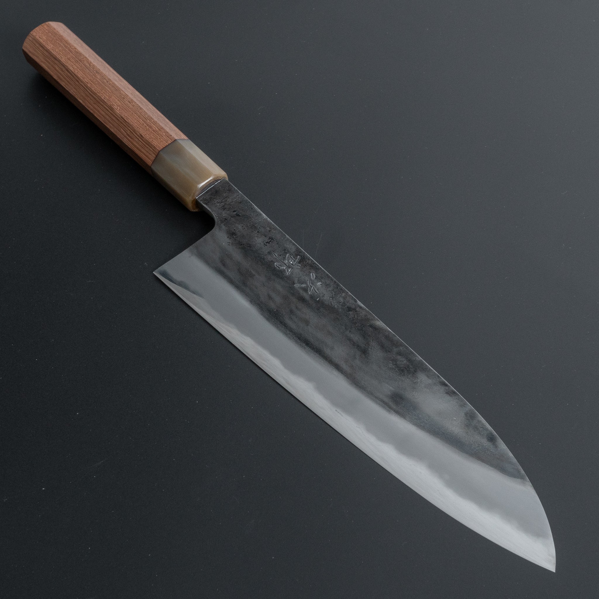 Premium Jiro Tsuchime Wa Gyuto 225mm Japanese Chef Knife with Taihei Tagayasan Handle - Perfect for Sushi, Meat Cutting & Professional Kitchen Use