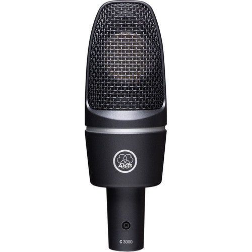 AKG C3000 Professional Studio Condenser Microphone for Recording, Podcasting & Streaming - High-Quality Audio for Vocals & Instruments