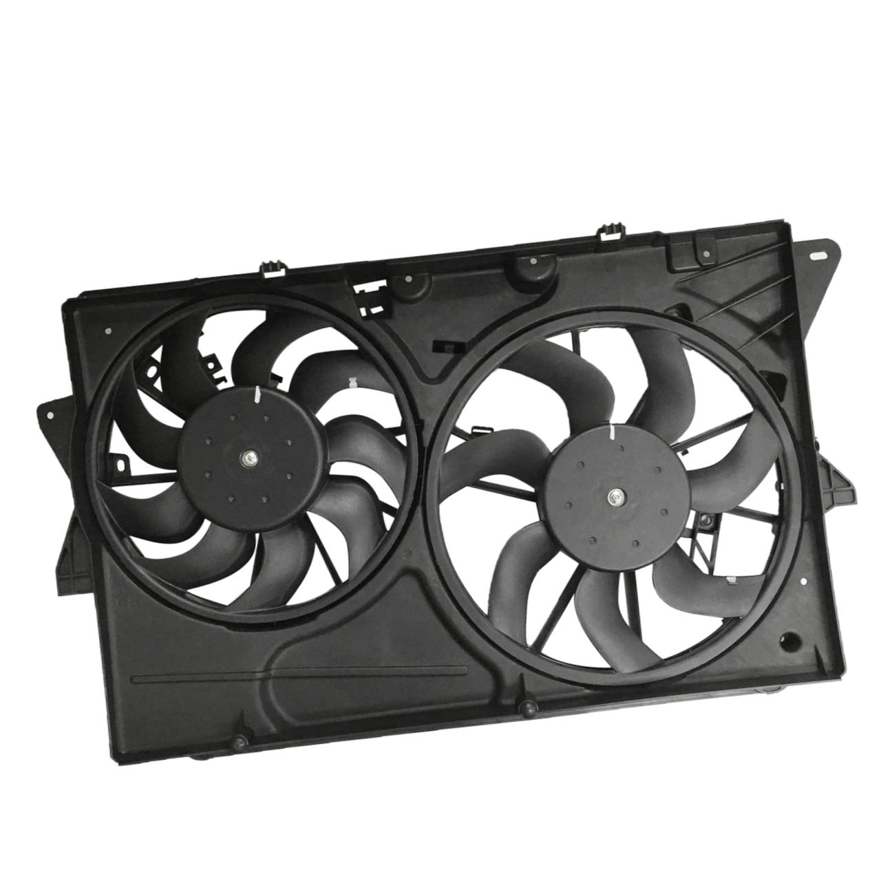 PartsFlow Engine Radiator Cooling Fan Assembly Compatible with 2016-2018 Ford Explorer, 2013-2018 Ford Police Interceptor Sedan/Utility & Taurus 621-564 - Perfect for Engine Cooling & Overheating Prevention