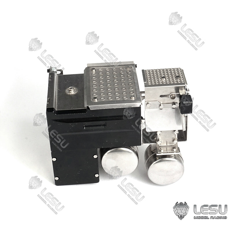 LESU 1/14 Scale RC FH16 Tractor Truck Parts - Urea Tank, Battery Box & Exhaust Tank Accessories for Radio Control Vehicles | Perfect for Outdoor RC Truck Upgrades & Maintenance