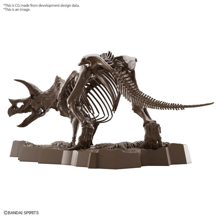 Bandai 1/32 Imaginary Skeleton Triceratops Dinosaur Model Kit - DIY Assembly for Collectors, Home Decor & Educational Display
