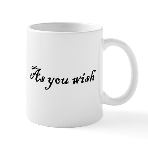 White - As You Wish Mugs