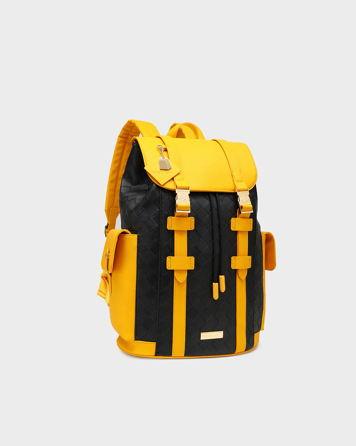 Bodega Explorer Backpack - Waterproof Travel Backpack for Men & Women, Black & Yellow Hiking Backpack with Laptop Compartment - Perfect for Outdoor Adventures, Commuting & School