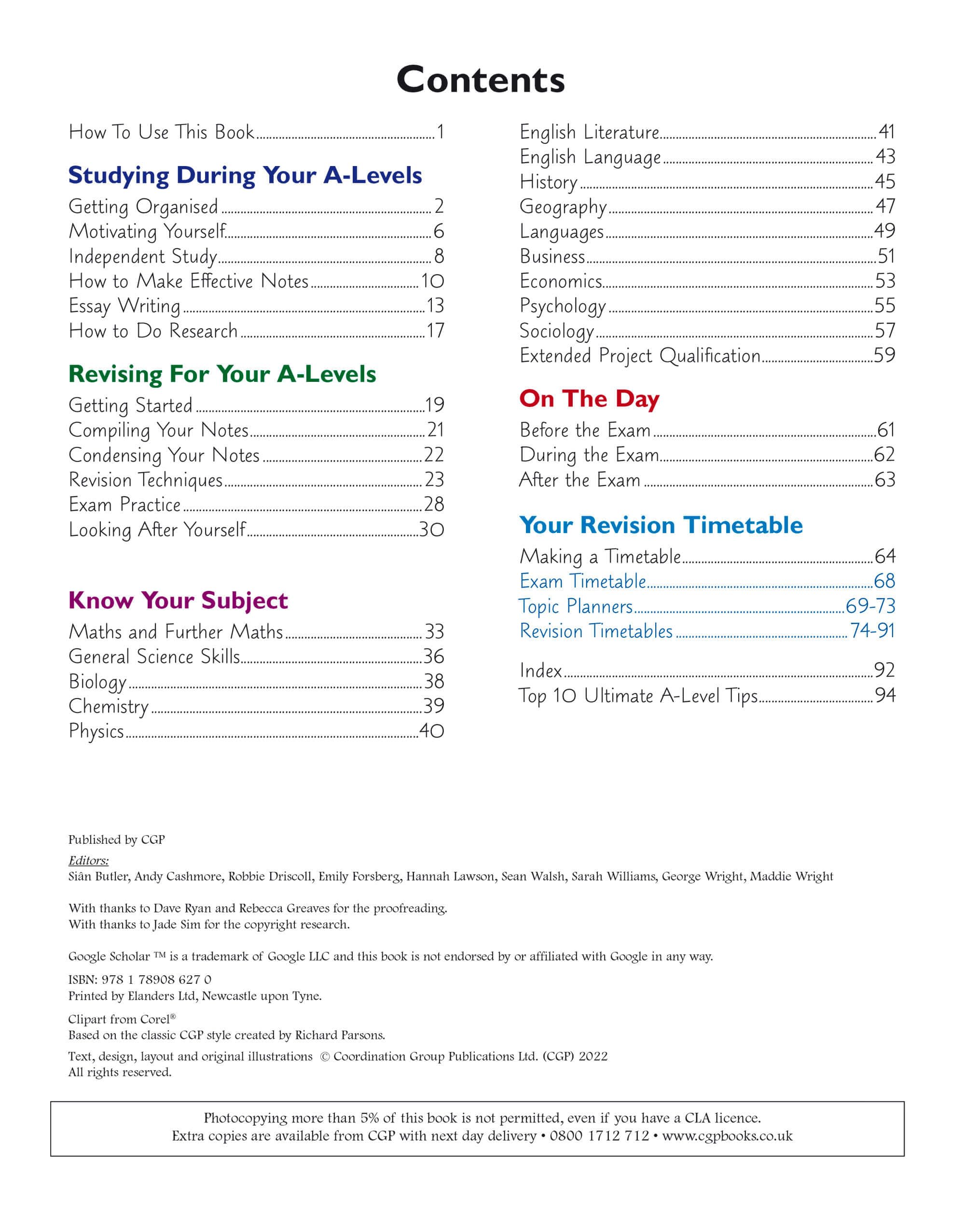 CGP A-Level Study Guide & Planner: Expert Revision Skills, Tips & Video Tutorials for 2025-2026 Exams | Perfect for High School Students Preparing for College Entrance