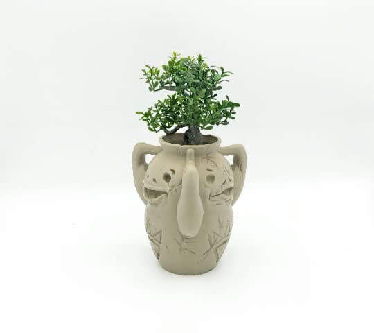 3D Printed Goron Vase - Mini Succulent Planter Pot Inspired by Legend of Zelda | Perfect for Home Decor, Office Desk & Gift Ideas