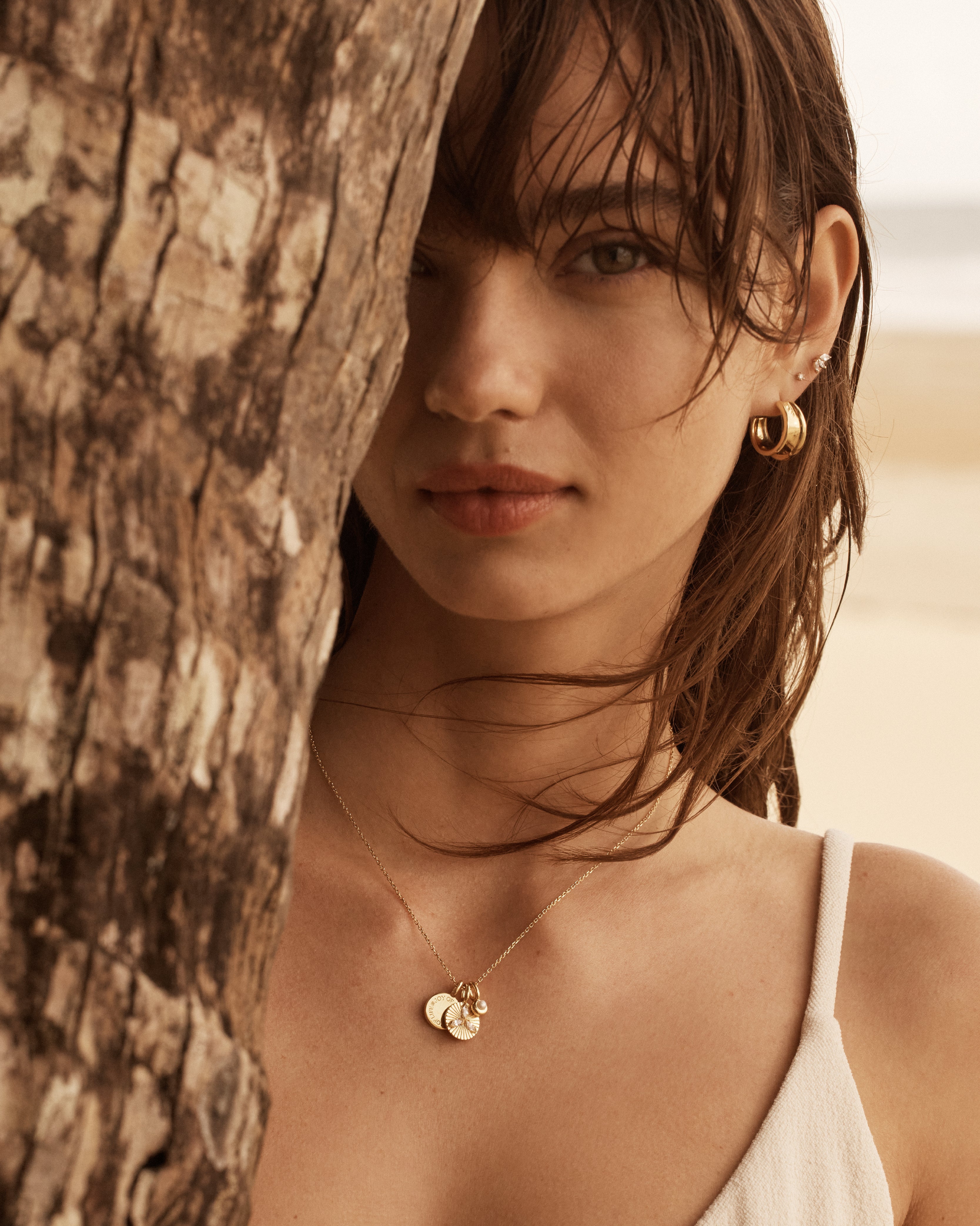 18K Gold Vermeil Joy Necklace for Women - Elegant & Dainty Layering Jewelry - Perfect for Everyday Wear, Gifts & Special Occasions