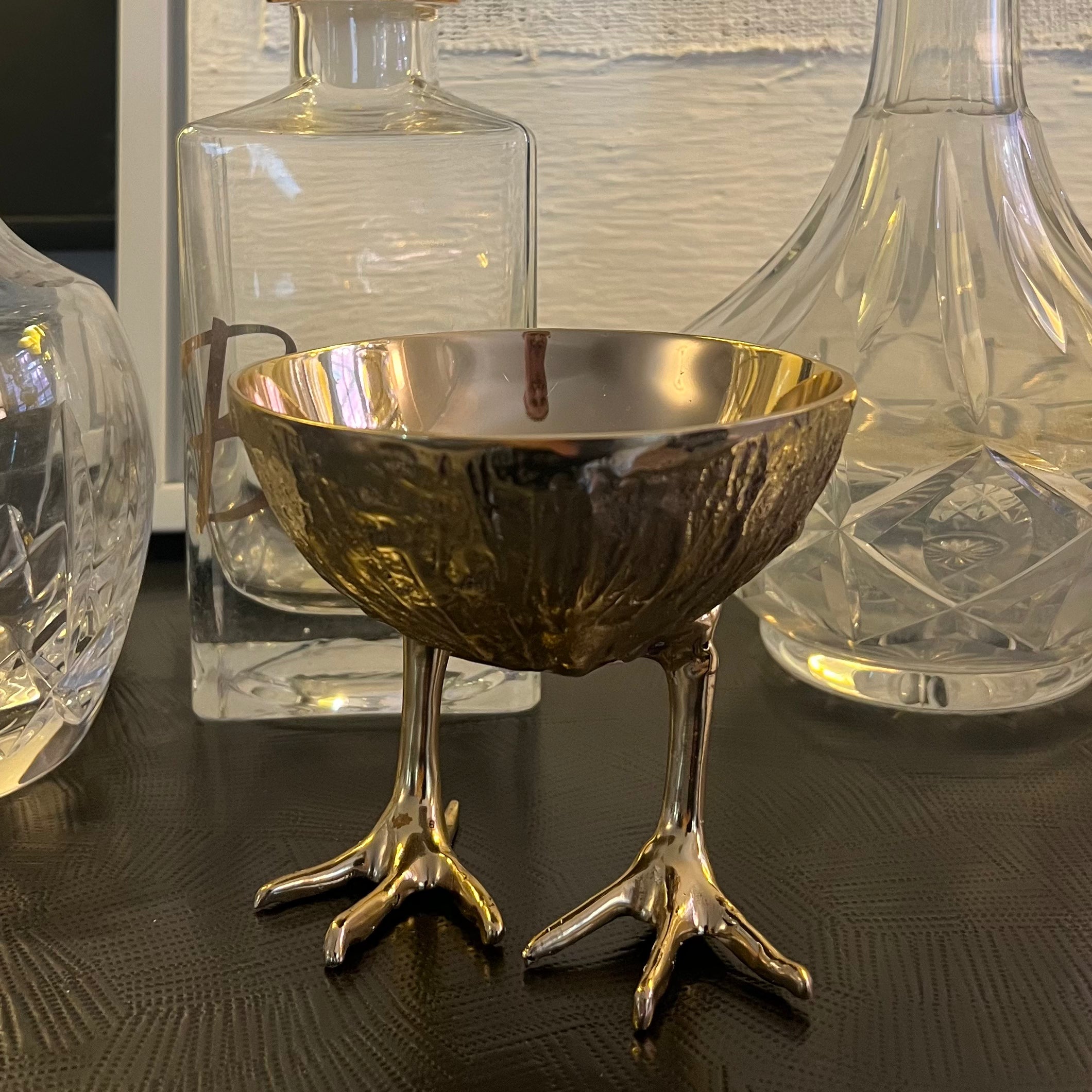 Henrietta Brass Bowl - Handcrafted Decorative Serving Bowl for Fruits, Nuts & Home Decor - Perfect for Dining Tables, Kitchen Countertops & Gift Giving