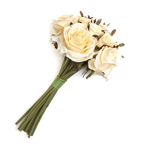 Premium Artificial Silk Rose Bouquet - Handcrafted Floral Arrangement for Weddings, Home Decor & Gifts | Factory Direct Wholesale
