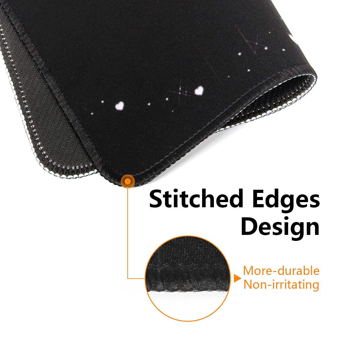 Qisan Non-Slip Rubber Base Gaming Mouse Pad - Foldable Comfort Mouse Mat for PC, Laptop, Keyboard | High Resolution Rectangle Desk Pad for Office & Gaming (Umbrella Girl Design) - Perfect for Esports, Work & Home Computer Setup