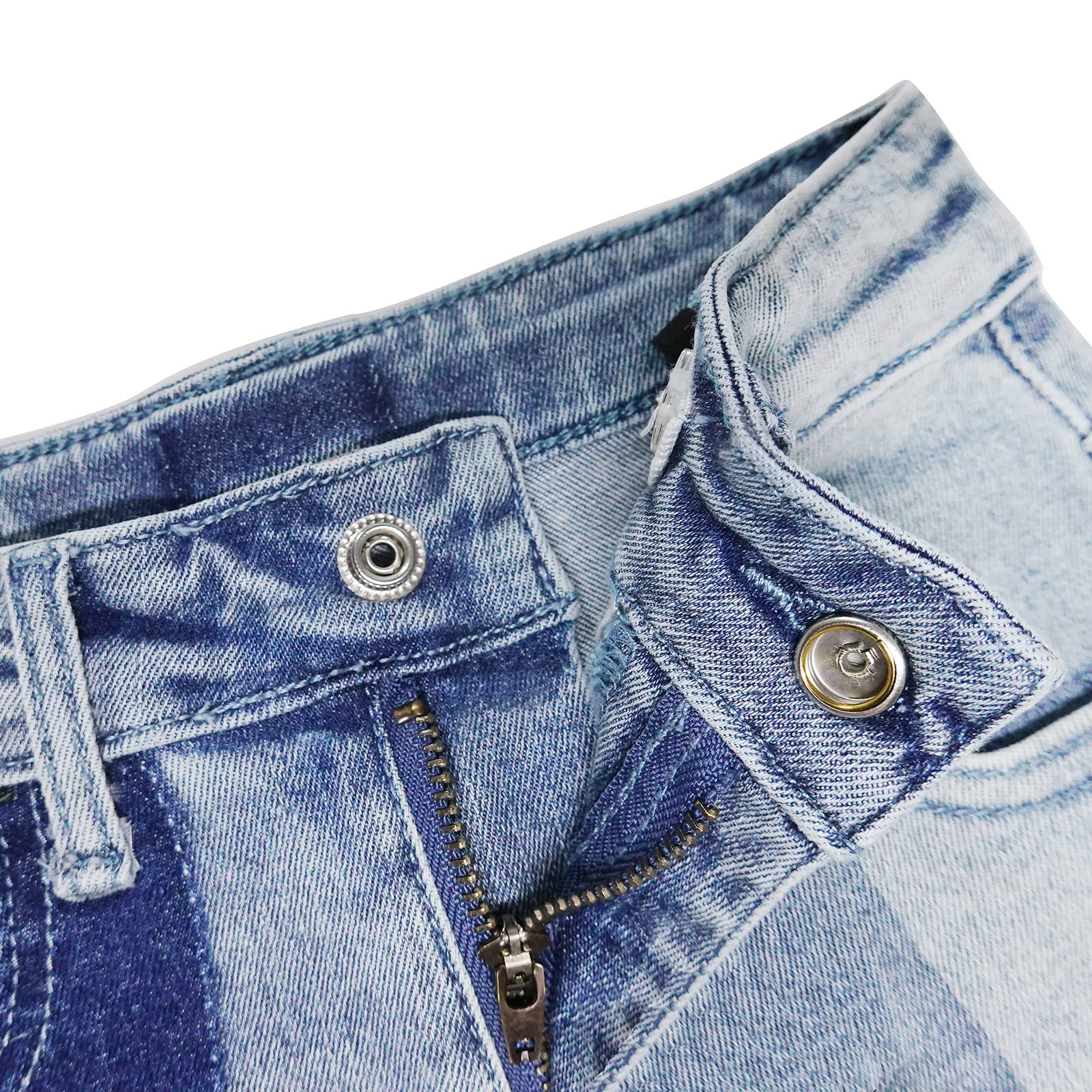 KIDSCOOL SPACE Girls Slim-fit Denim Shorts - Ripped Distressed Design Summer Jeans Shorts for Teens | Perfect for Beach, School & Casual Outfits