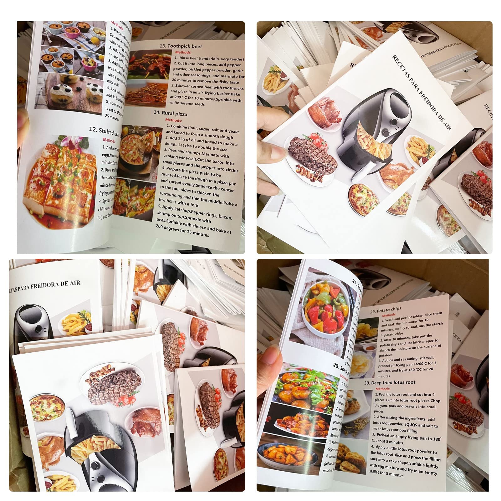 **Air Fryer Cookbook with 32 Easy Recipes - Illustrated Cooking Guide & Cheat Sheet Magnets - Best Air Fryer Accessories for Quick Meals - Perfect for Busy Families & Healthy Cooking**