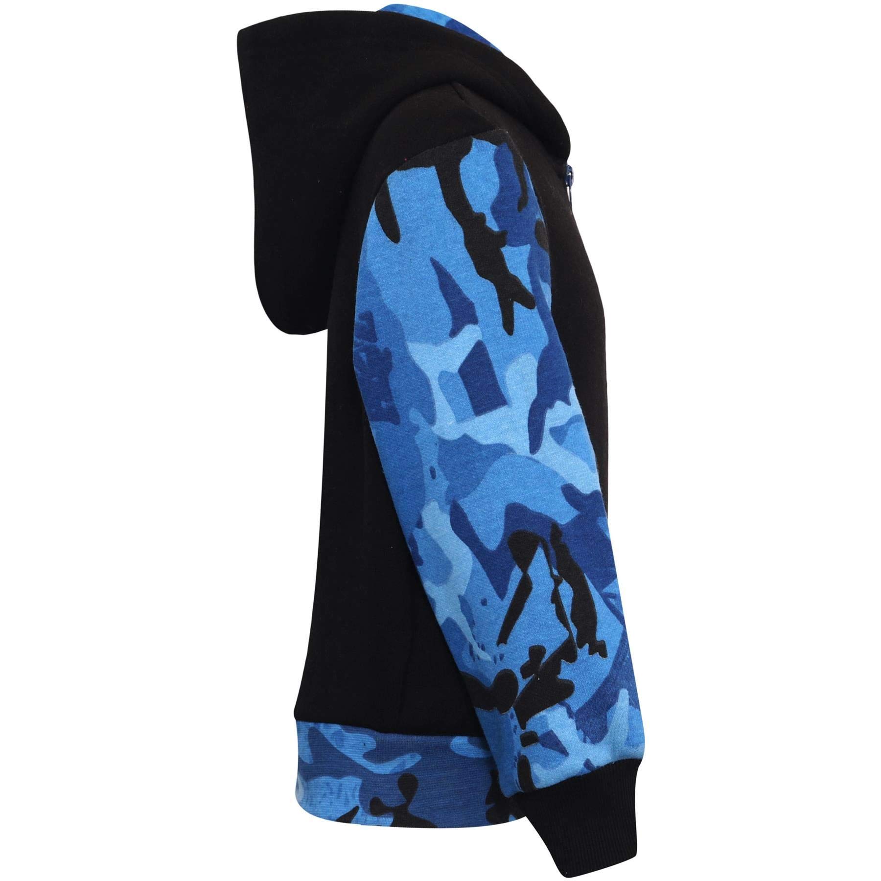 A2Z Kids Boys Girls Camo Fleece Tracksuit Set - Hooded Top & Jogger Pants for Activewear, Jogging, and Outdoor Play | Comfortable Athletic Outfit for School, Sports, and Casual Wear