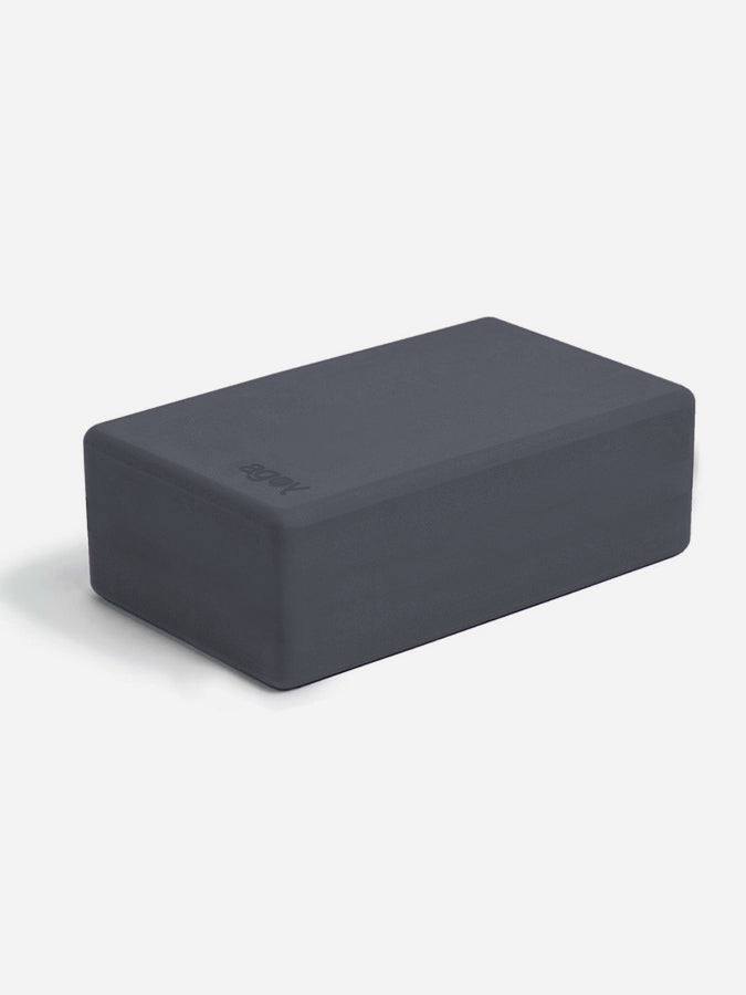 Eco-Friendly Agoy Large Recycled Yoga Block for Stability & Support - Perfect for Yoga, Pilates & Home Workouts