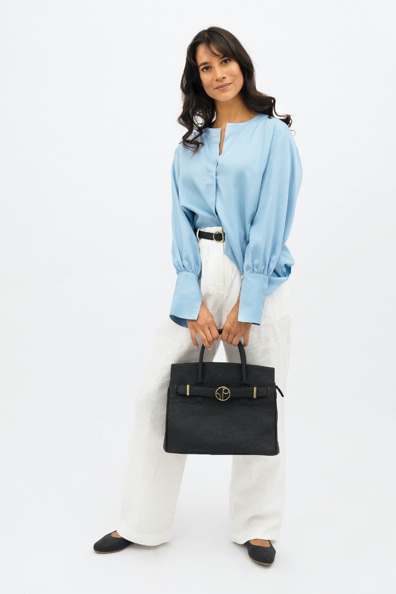 TENCEL™ Long Sleeve Shirt for Women - Breathable Summer Casual Top | Beach Vacation, Weekend Outings & Relaxing at Home