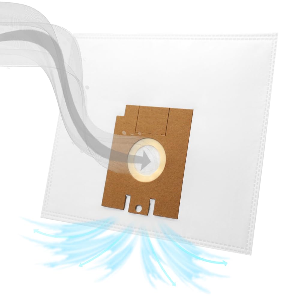 40 Pack Vacuum Cleaner Bags - Compatible with Progress PC 3316 Vacuum Cleaner - Perfect for Home, Office & Car Cleaning