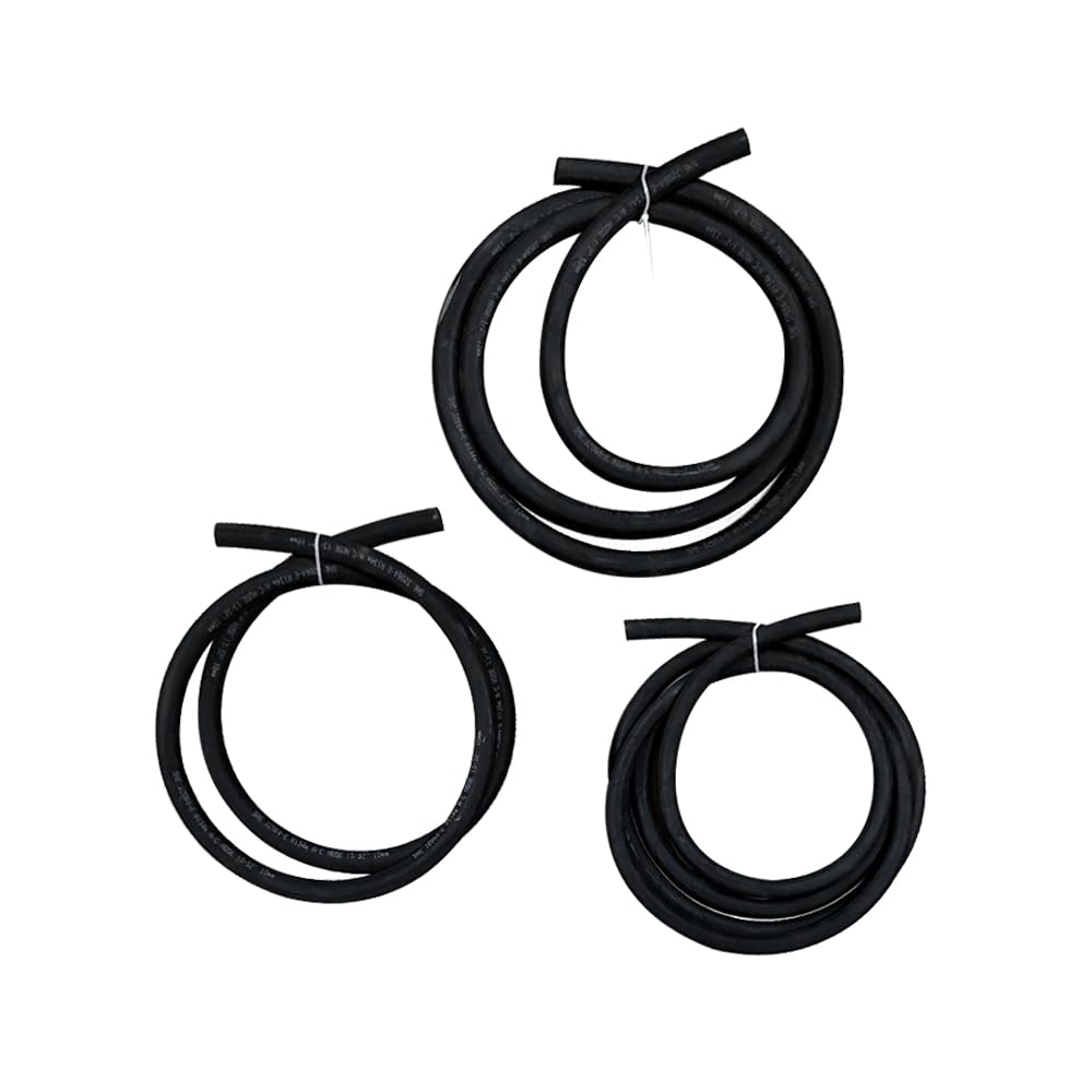 Complete A/C Hose & Fitting Kit for Custom Air Conditioning Lines - Includes #10 Fittings with Service Port, E-Z Clip Hose Ends, Cages, Clips, O-Ring Kit & Oil Tube | Perfect for Automotive AC Repair, RV & Home AC Maintenance